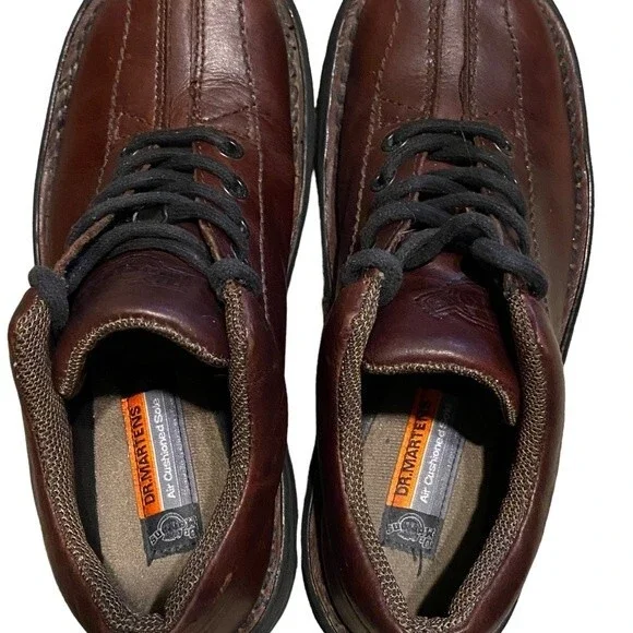 Rare Vintage Dr. Martens oxfords EUC Mens 7/ women’s 8 dark leather - Picture 9 of 10